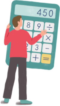 person-using-calculator